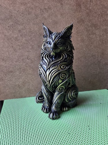 Maine coon cat statue 25cm - statue,