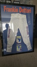 Frankie Dettori, a pair of white racing jodhpurs, worn and signed by Dettori,