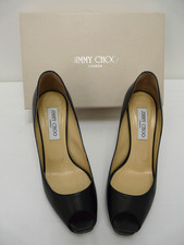 JIMMY CHOO Black Peep Toe