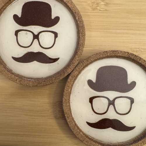 Handmade modern coasters - 2,
