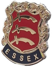 Essex County Crest Small Pin Badge