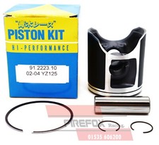 Yamaha YZ125 2002 54mm Bore Mitaka Racing Piston Kit 