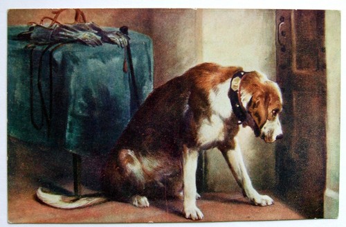 Art postcard suspense - art,