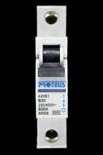 PROTEUS 20 AMP CURVE B 6kA MCB