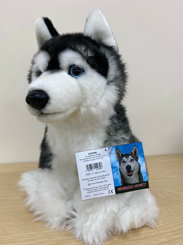 Toy siberian husky gift - siberian, husky,