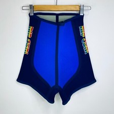 RIP CURL Wetsuit Shorts Vintage 1980s (Womens XS) Rainbow Tag Authentic Surf Aus