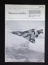 Original 1953 Advert Gloster