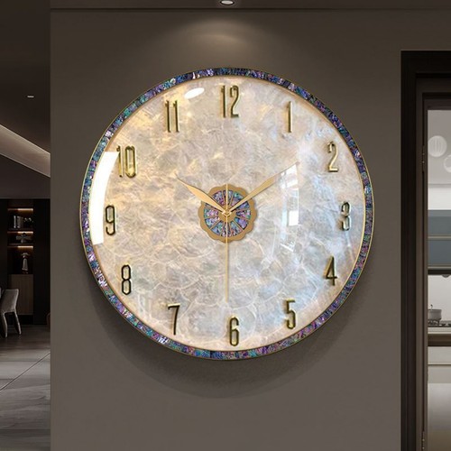 Natural shell wall clock - wall,