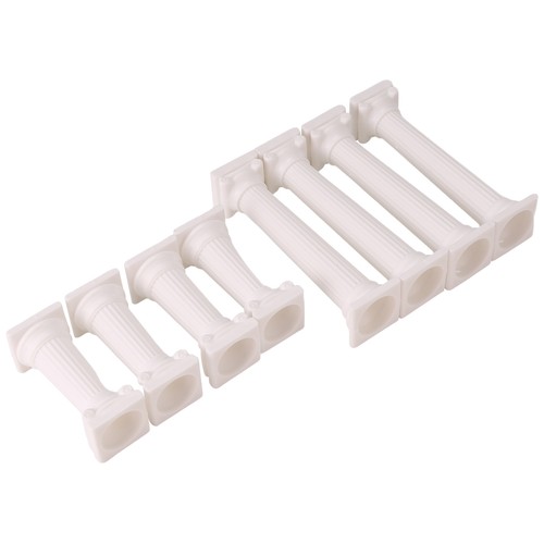8pcs set white small plastic - 8pcs/set,