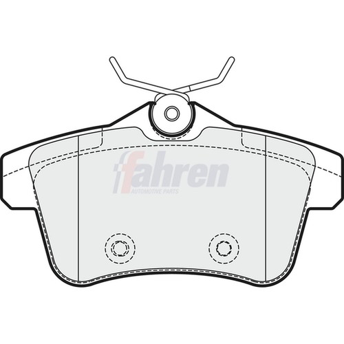 Brake pads set for - set, peugeot