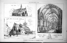 Old Print Churches Hadfield St