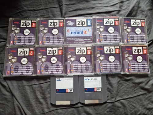 X12 vintage zip - zip, disks