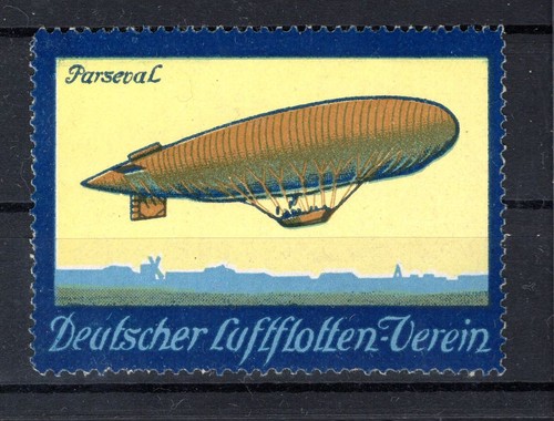 Zeppelin air mail - mail, vignette