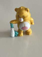 VINTAGE 1980'S BIRTHDAY BEAR WITH MILK CARE BEARS MINI BEAR FIGURE KENNER 5CM