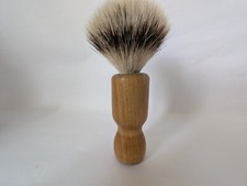 Silver Tip Badger Hair Long Handle Shaving Brush 18mm knot
