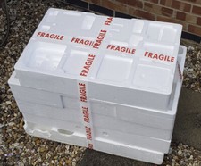 Polystyrene Block Board Sheet Container x 5