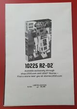 LEGO PROMO POSTER STARWARS R2D2 10225 Limited Edition