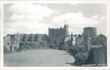 Manorbier castle  real photo