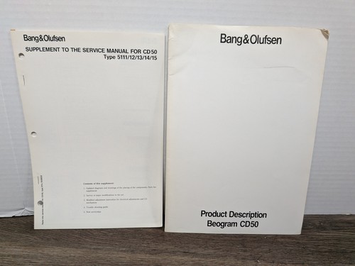 Bang olufsen beogram cd50 cd - bang,