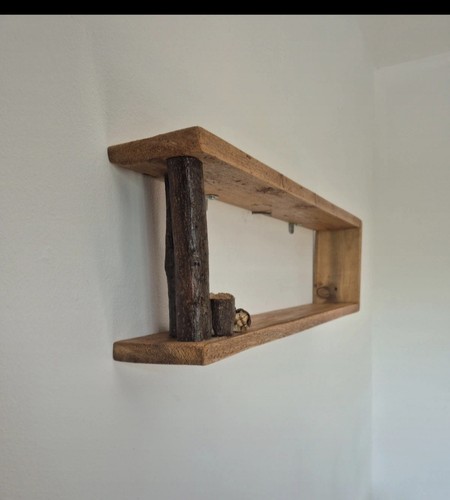 Solid handmade rustic display - handmade,