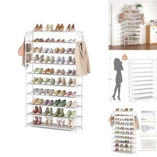 Large 10-Tier Shoe Rack for 50