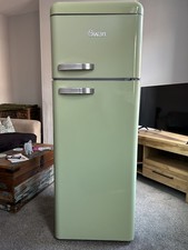 Swan Freestanding Retro Fridge Freezer - Green