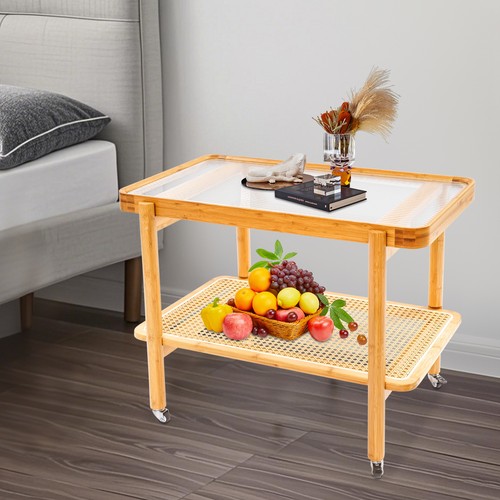 Tier bamboo end - 2-tier,