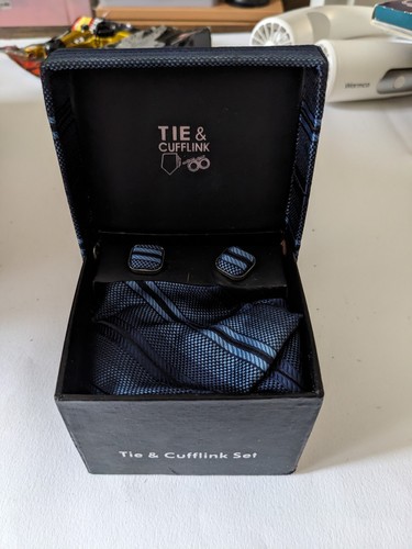 Vintage retro boxed tie and - tie,
