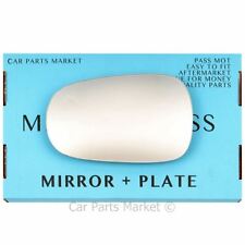 For Renault Clio mk2 94-08 Left passenger side wing mirror glass with plate