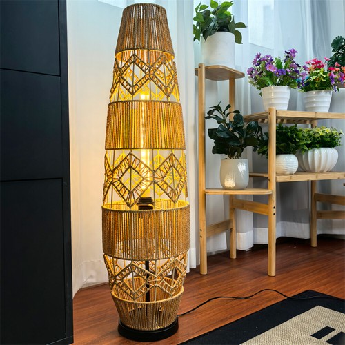 Retro rattan led floor - led,