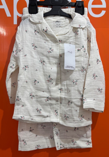 Girls cotton floral - 🔥m&s,