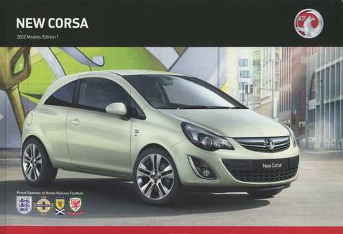 Car brochure vauxhall corsa - car,
