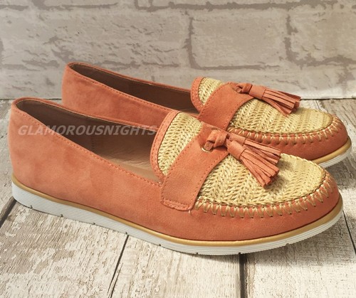 Ladies suede flat tassel - flat,