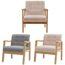 Single Fabric Armchair Seat