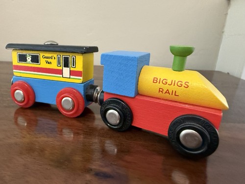 Bigjigs wooden railway train - railway,