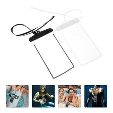  2 Pcs Waterproof Pouches for Travel Mobile Phone Bag Cellphone Dry