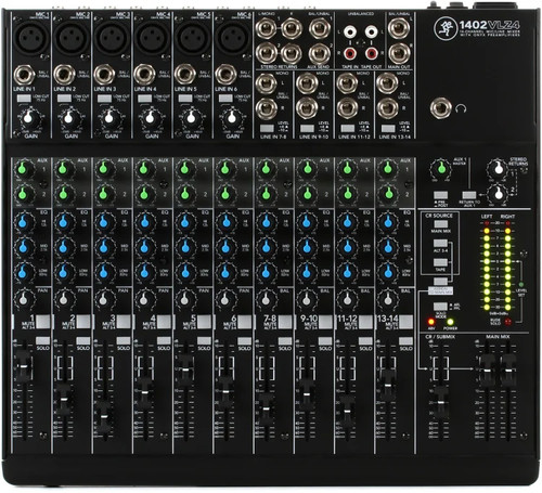 Mackie 1402vlz4 channel - mackie, 14-channel