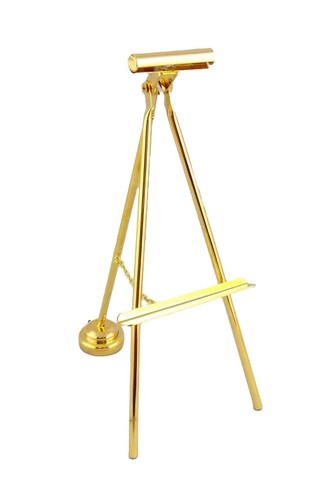 Dolls house brass easel with - dolls,
