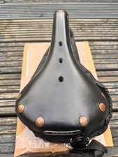 Brooks B17 Titanium saddle and cover leather road bike bicycle touring