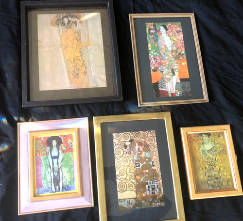 Set gustav klimt framed - of,
