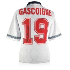 Paul Gascoigne Signed England