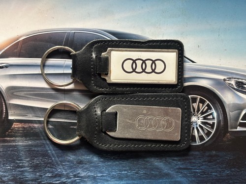 Two genuine audi keyrings - two,