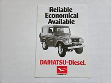 DAIHATSU FOURTRAK F50 SALES BROCHURE 1979