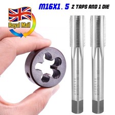 M16x1.5 Tap and Die Set 3PCS