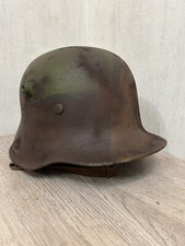 WW1 GERMAN helmet  M16 RARE BATTLE DAMAGE, WWI Relic