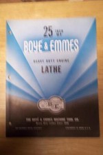 Vtg Boye & Emmes Machine Tool
