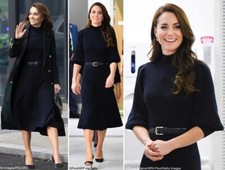 BNWT Cefinn Eva Navy Wool Knit