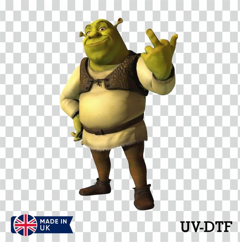 Shrek dtf sticker glass - sticker,