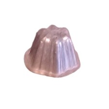 VINTAGE JELLY MOLD - SMALL,  METAL , COMPLIMENTS OF CHIVERS' JELLIES