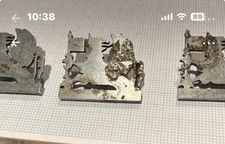 Vintage Car Badges X3 Metal In